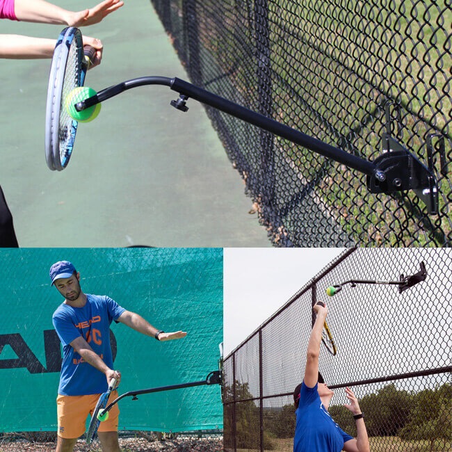 スピンの習得に最適 OncourtOffcourt(オンコートオフコート) トップスピン ソリューション テニス サーブ ストローク スピン 練習機 TATSS(22y2m)
