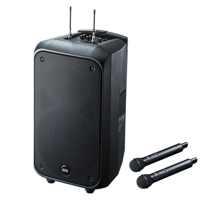 MM-SPAMP8 ワイヤレスマイク付き拡声器スピーカー
