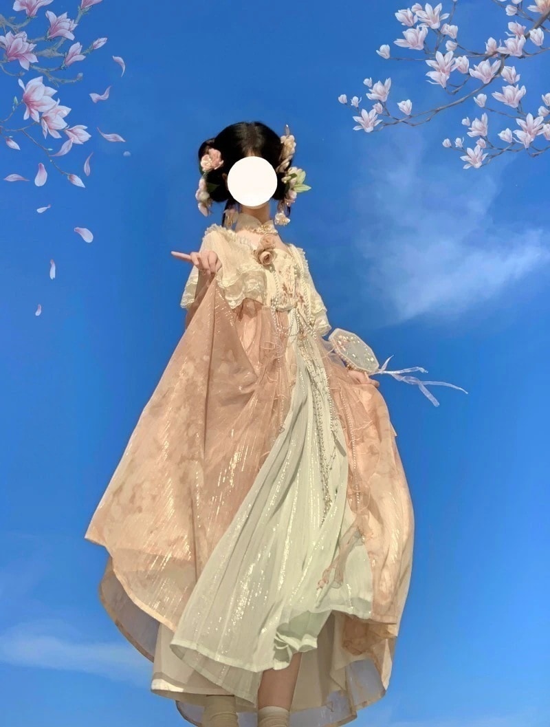 【フルセット】デザイン春宴新韓国cos元素ロリータワンピース夏顕痩せ