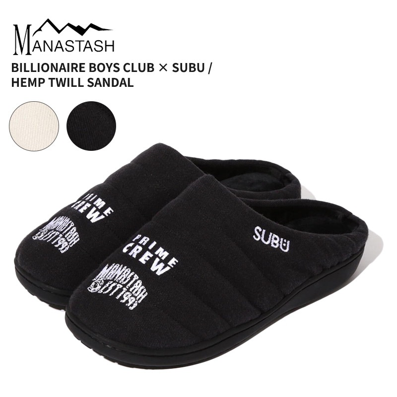 マナスタッシュ サンダル MANASTASH ビリオネア ボーイズ クラブ × スブ ヘンプ ツイル サンダル BILLIONAIRE BOYS CLUB × SUBU