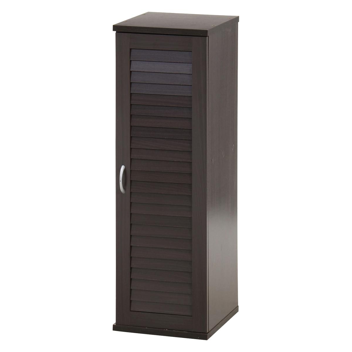 【i】不二貿易 省スペース スリムシューズボックス ルーバー扉 BR ブラウン 70747 靴箱 下駄箱 玄関収納 【代引不可/北海道・沖縄・離島不可】【代引不可/沖縄・離