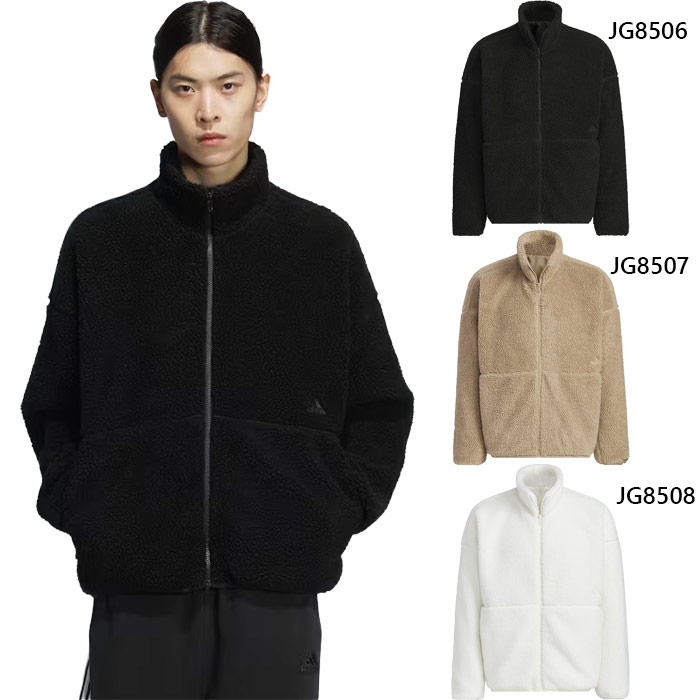 サイズ：M メンズ マストハブ スモールロゴ ルーズフィット Best of adidas ジャケット 上着 アウター トップス カジュアルウェア 長袖 KWX69 5,264円