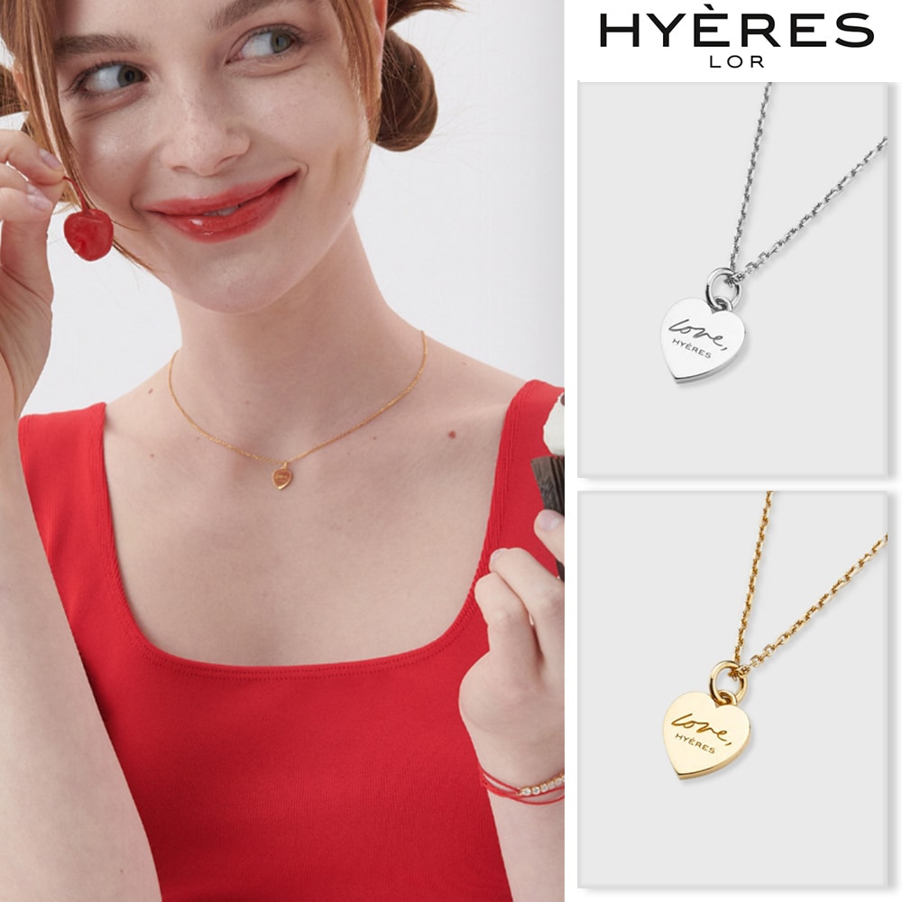 【HYERES LOR】23SS★ H edition Silver(W) Heart Pearl Nc HYERES LOR】23SS☆ H edition Silver(W) Pk Blossom Pearl Nc