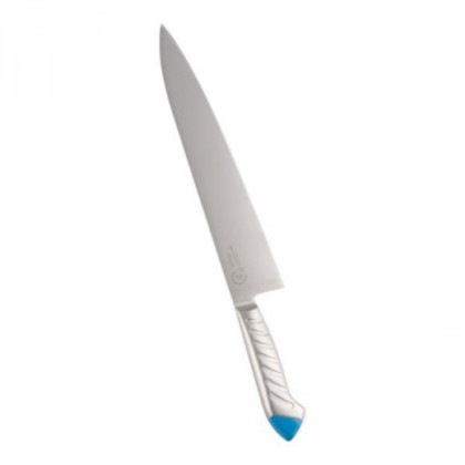 下村工業 龍治 ステンカラー 牛刀包丁 30cm ブルー ALY8833
