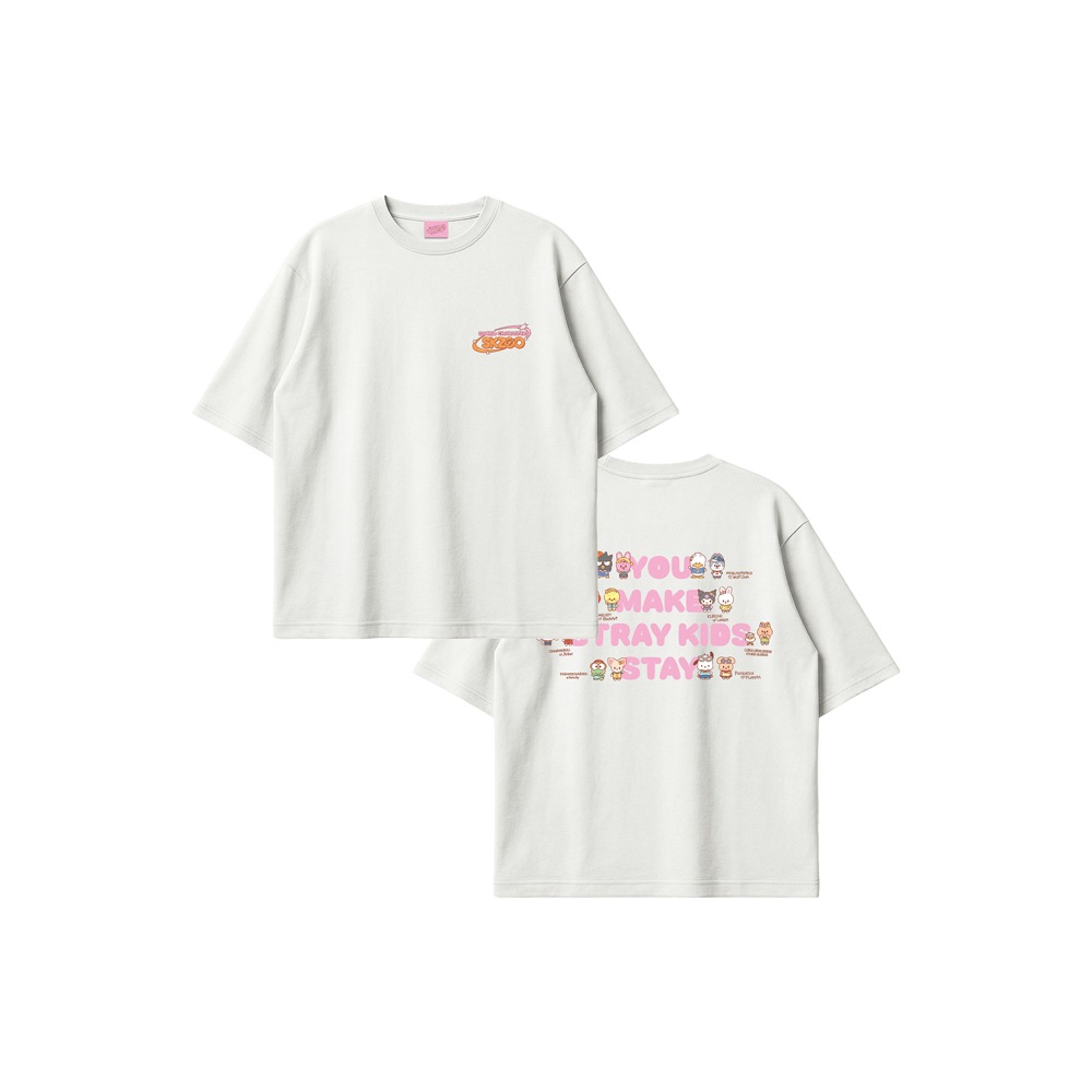 【SPECIAL GIFT EVENT】 Stray Kids - T-SHIRT / SKZOO X SANRIO CHARACTERS / SKZ / グッズ
