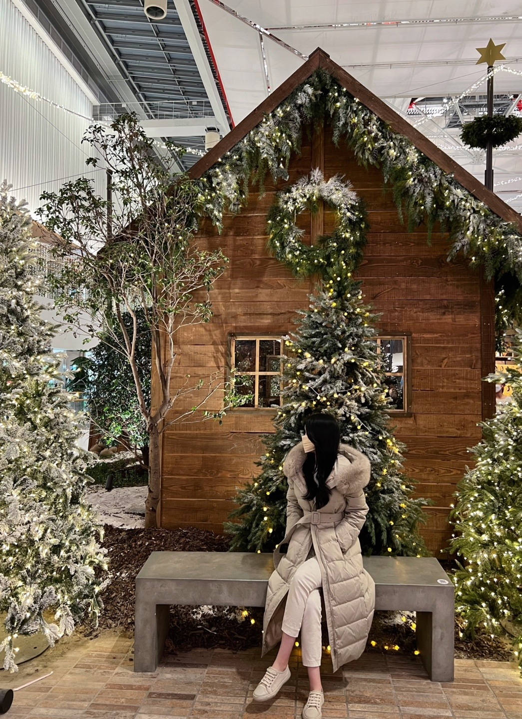 リアル フォックスファー ダウン ロングダウン