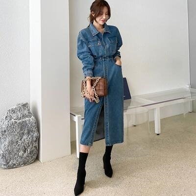 ワンピース 袖あり ミモレ丈 カジュアル エレガント 長袖 おしゃれ レディース 可愛い ドレス 4,991円