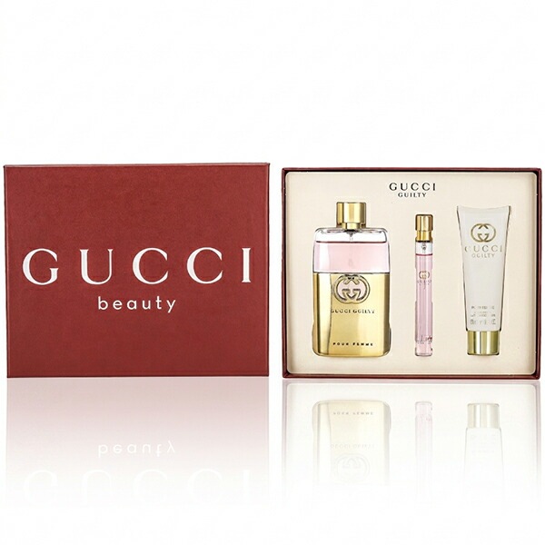 グッチ ギルティ プールファム コフレセット EDP90ml＋EDP10ml+ボディローション50ml[7108] 宅配無料