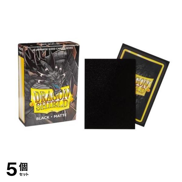 ドラゴンシールド マットカードスリーブ ジャパニーズ AT-11102 ブラック 60枚入 5個セット
