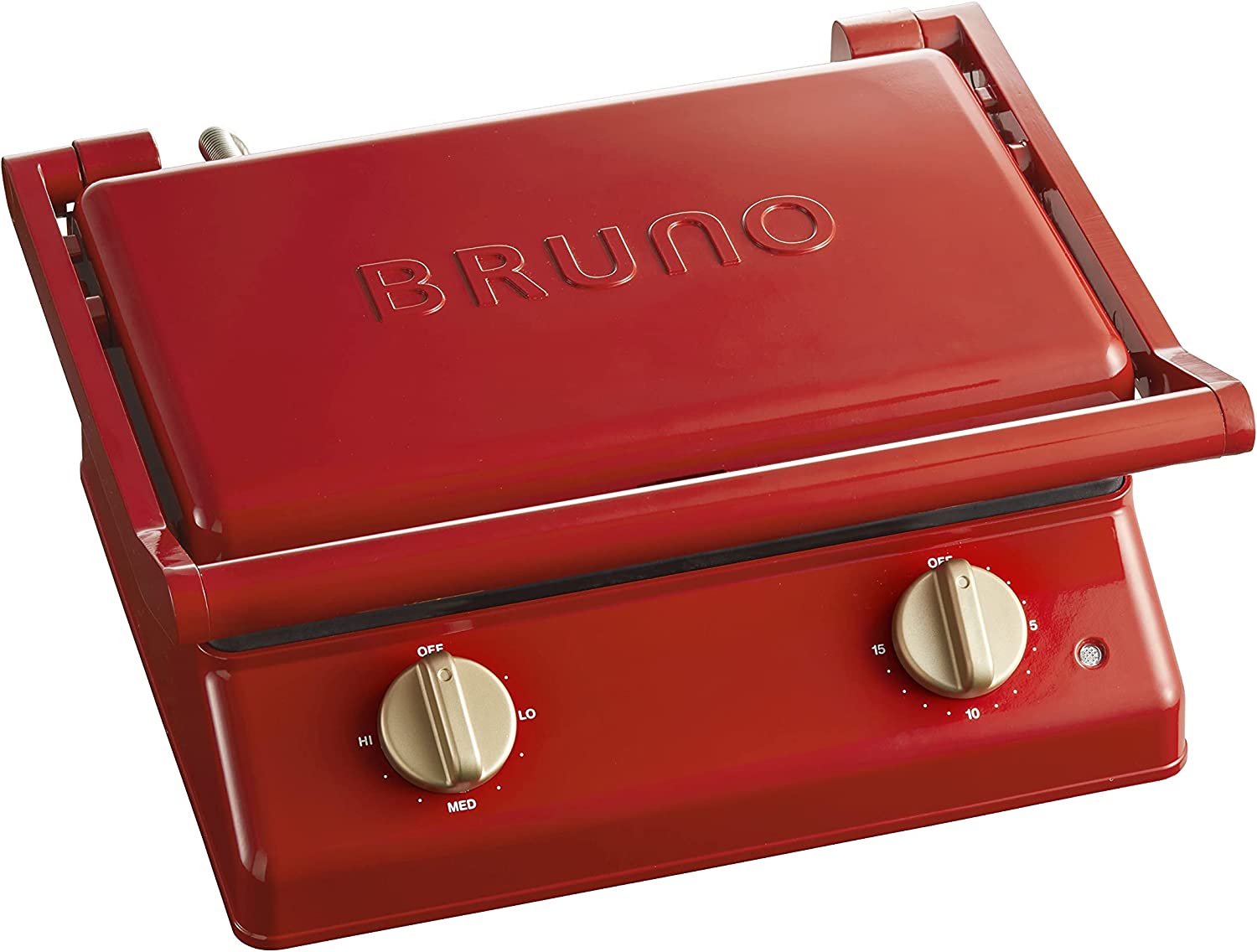 BRUNO（ブルーノ）グリルサンドメーカー ダブル レッド BOE084-RD おしゃれ ホットサンドメーカー 赤