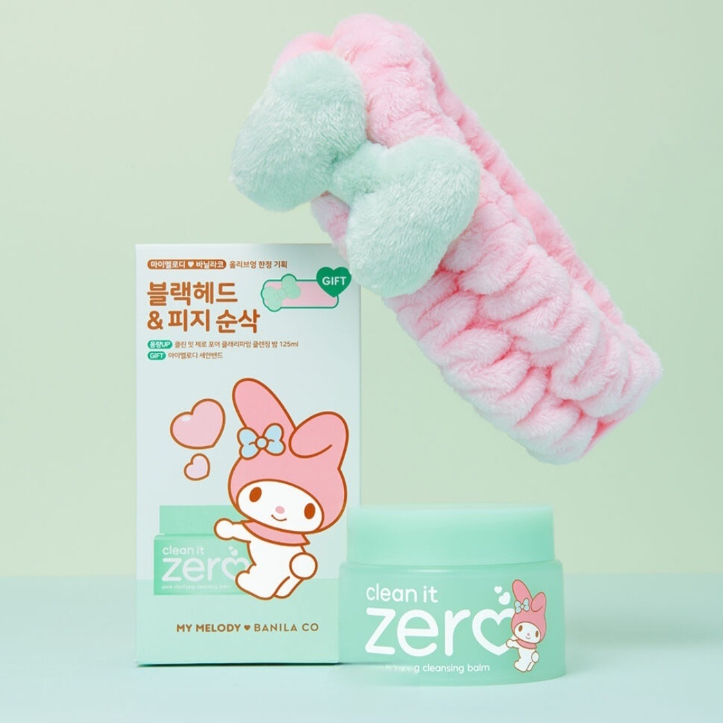 [マイメロディコラボ] クリーンイットゼロ フォアクラリファイング クレンジングバーム 125ml +125ml 企画 (+洗顔バンド)