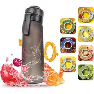 70PCS ドリンクボトル 650ml スポーツ用 学校用 アップグレードフレーバー機能 エアアップポッド フィットネス向け