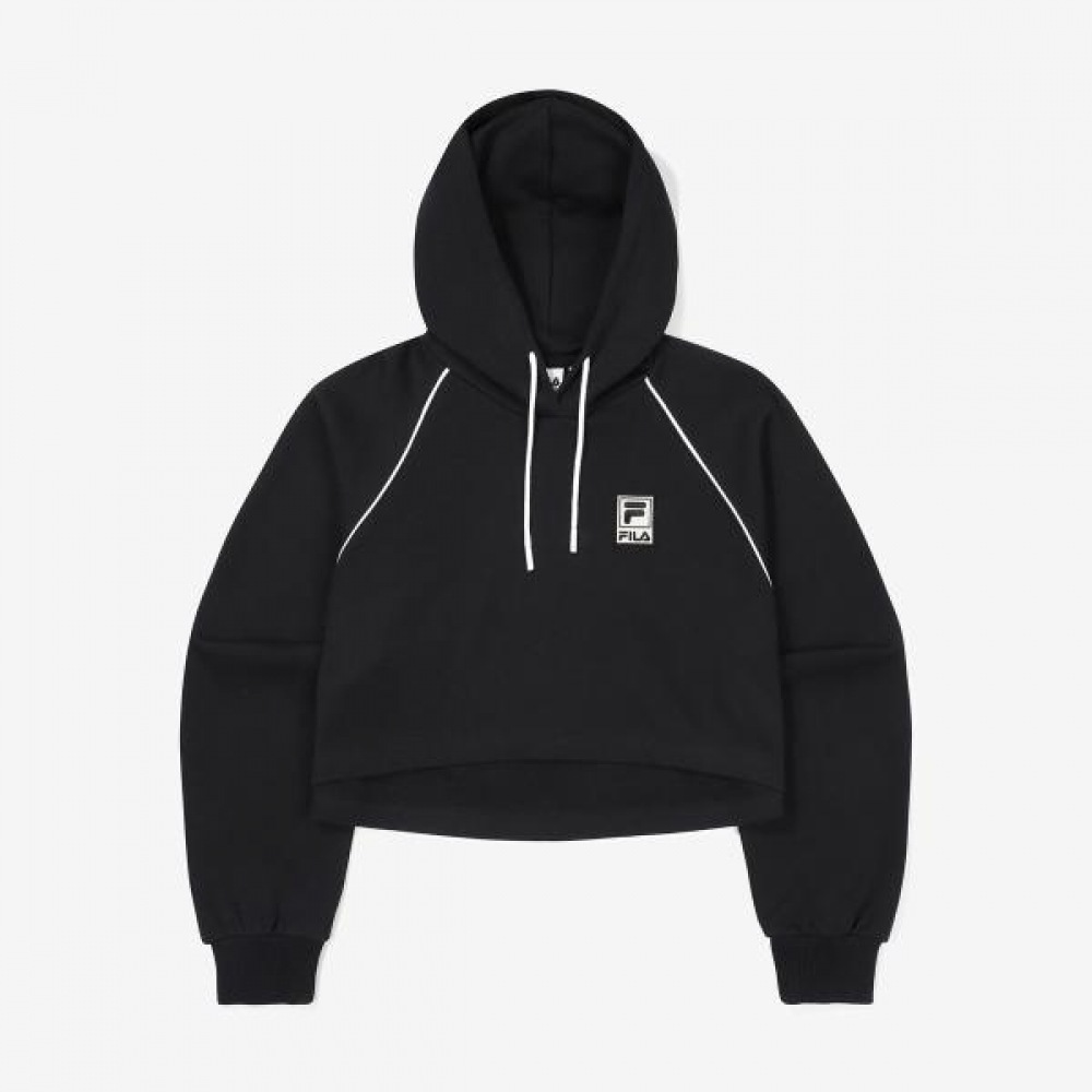 FILA ヘリテージ コンフォートフィット フーディ FS2POF1152F_BLK