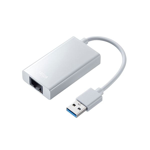 USB3.2-LAN変換アダプタ（USBハブポート付/ホワイト） USB-CVLAN3WN