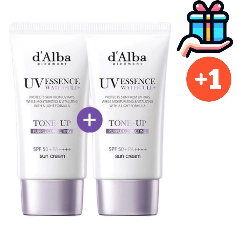 [企画セット1+1] パープル トーンアップ サンクリーム デュオ企画 50ml+50mlビーガン ウォータープール エッセンス 紫外線 遮断剤 韓国化粧品 正規品 活力 生気 水光 紫外線遮断
