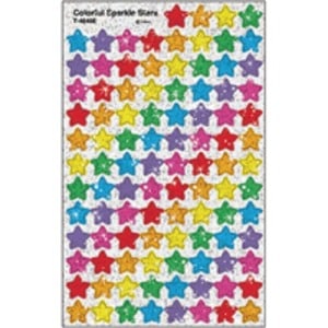 （まとめ）TREND キラキラごほうびシール[星]7色[x5セット]