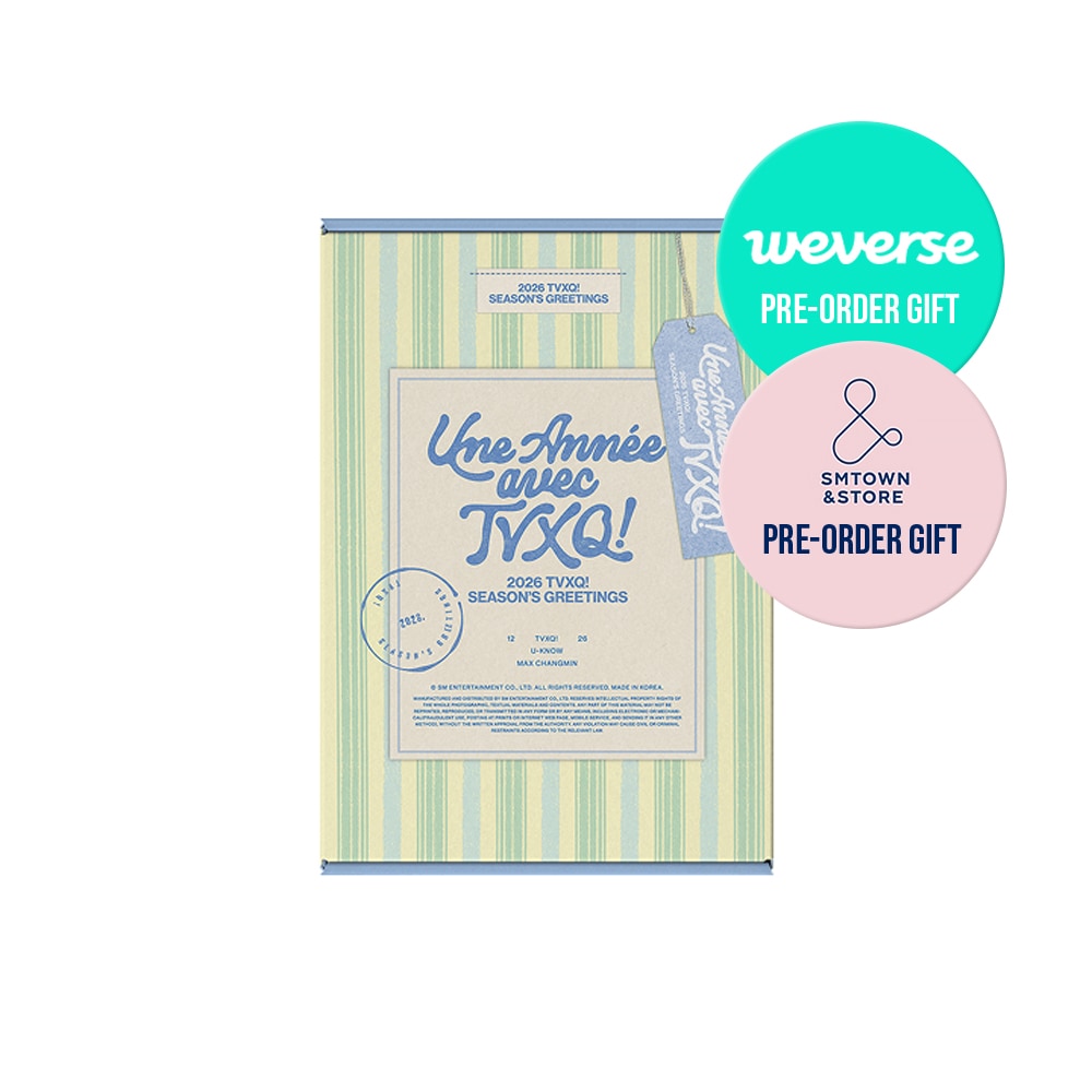 【ONLINE特典選択】 TVXQ 2026 SEASON GREETINGS / シーズングリーティング / カレンダー / シーグリ / MD / グッズ / 東方神起