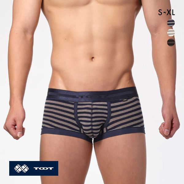 トゥート ウォーム ボーダー ボクサー ウルトラマイクロボクサーパンツ S-XL ローライズ メンズ
