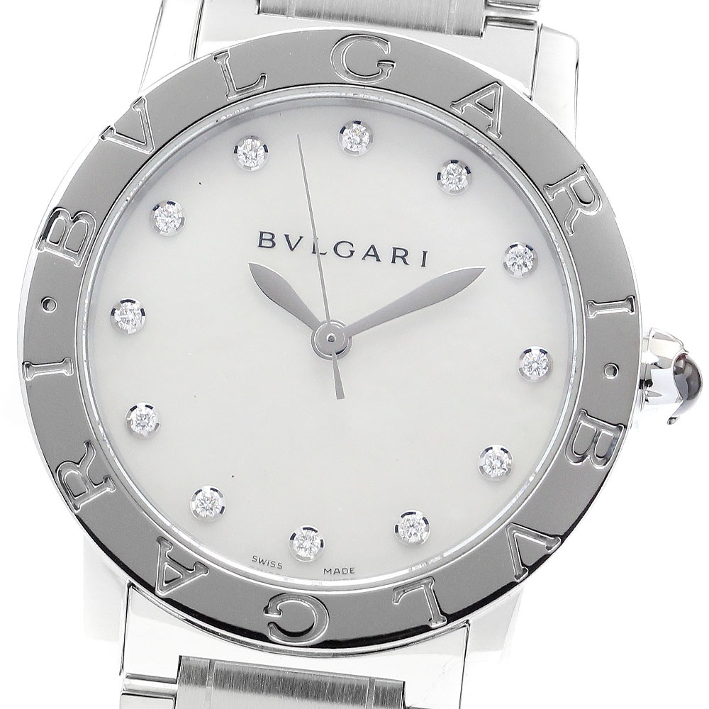 ブルガリ BVLGARI BBL33S ブルガリブルガリ 12Pダイヤ 自動巻き ボーイズ _911543【中古】