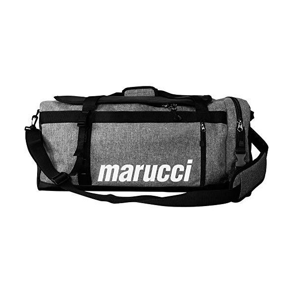 Marucci Sports - Pro Utility Duffel Bag Gray/Black, Gray/Black, One Size, Pro Utility Duffel, Bags (