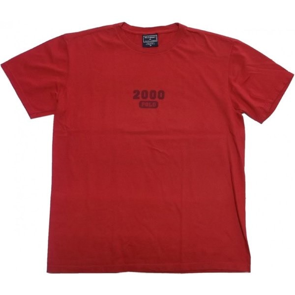 ポロスポーツ 半袖 プリント Tシャツ レッド PS2-015