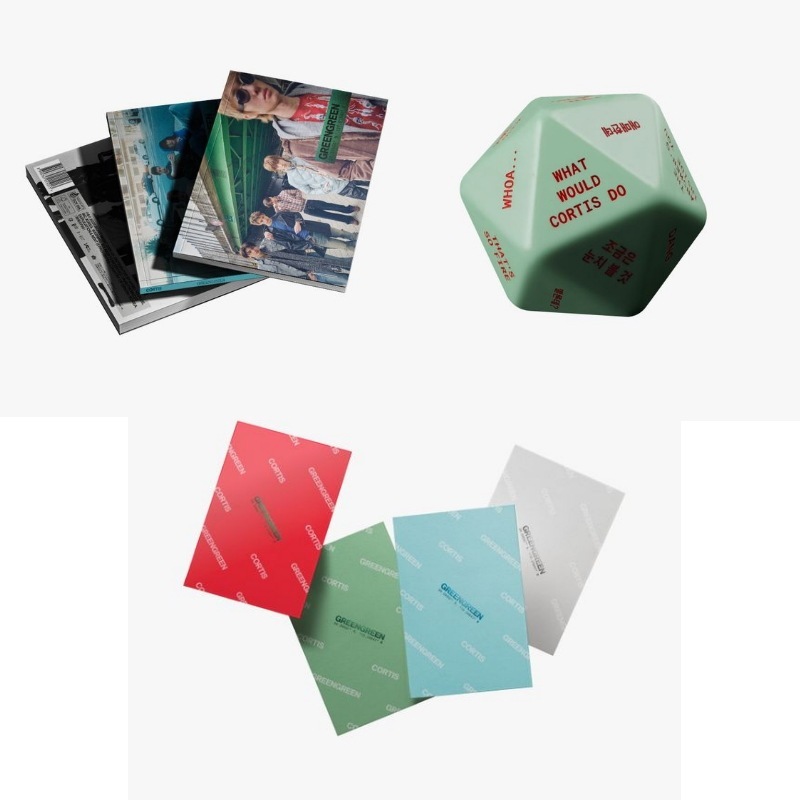 [3種セット] CORTIS EP2集 アルバム [GREENGREEN] (一般盤1+DICE1+Weverse albums1) 韓国チャート反映 コルティス