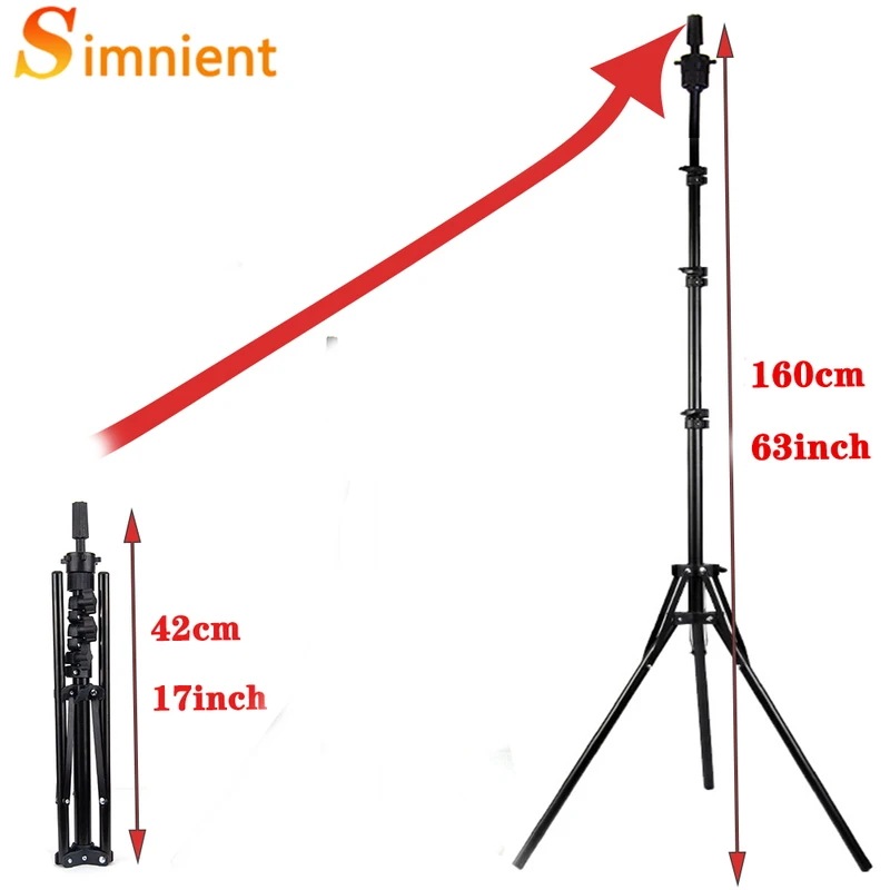 トレーニングマネキンヘッドキャンバスブロックディスプレイスタイリングマネキンwigtripodスタンドtピンかつらインストールキット height 160cm tripod