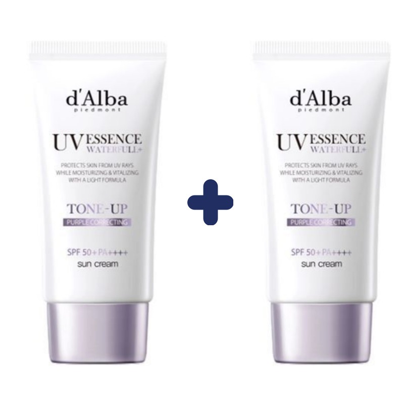 [1+1]ウォータフルトーンアップサンクリーム [パープル] 50ml [SPF50+/PA ++++ ] [韓国コスメ]