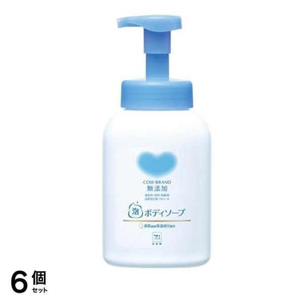 カウブランド 無添加泡のボディソープ 500mL (ポンプ付き本体) 6個セット