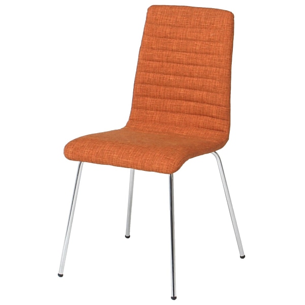 不二貿易 88029 シュクルチェアー オレンジ ファブリック メーカー直送