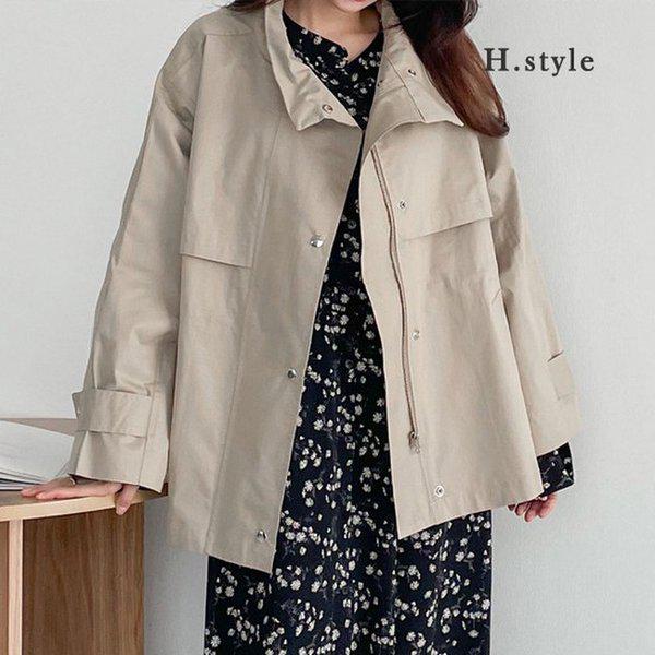 HスタイルNBアイズショート野戦ジャケット/春の新商品/ビッグサイズ/ジャケット/JK/ジャンパー/コート/サファリ/野戦ジャケット/カーディガン/アウター