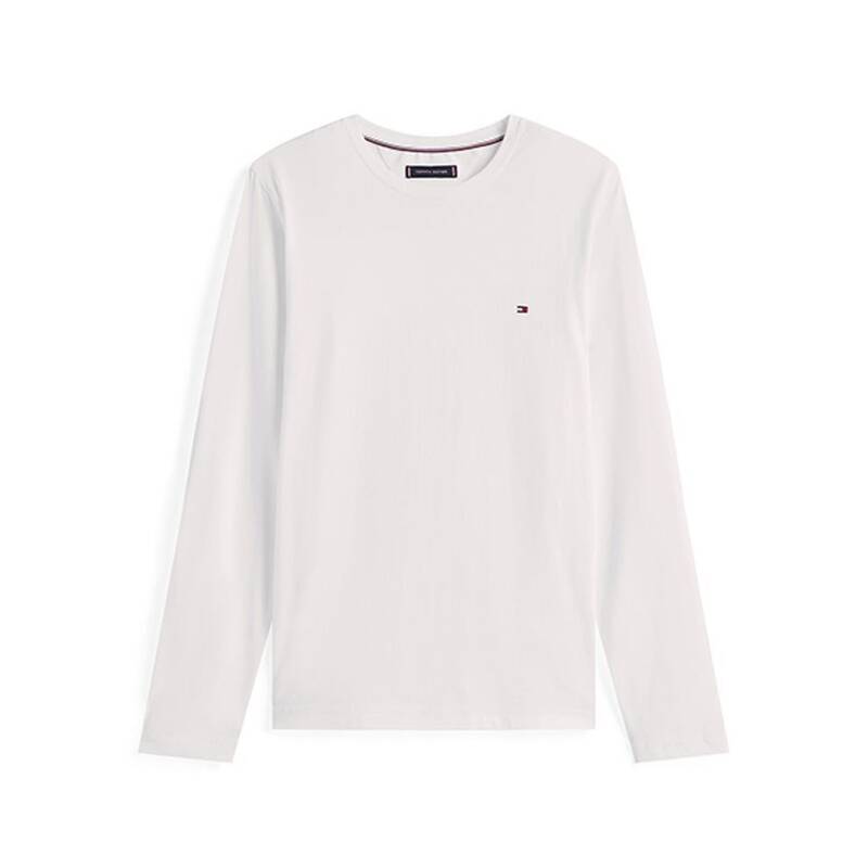 Tommy Hilfiger TOMMY HILFIGER 스트레치 슬림핏 롱 슬리브 티셔츠 (T12G0TPO01CMT1YBR) T12G0TPO01CMT1YBR 186752 178736