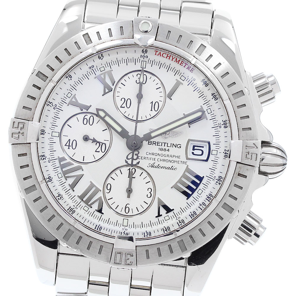 ブライトリング BREITLING A13356 クロノマット エボリューション デイト 自動巻き メンズ _914613【中古】