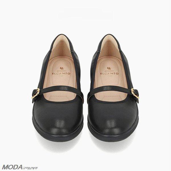 軽量クッションUPコンフォートメリージェーンフラットシューズ1XWC15XS_GN