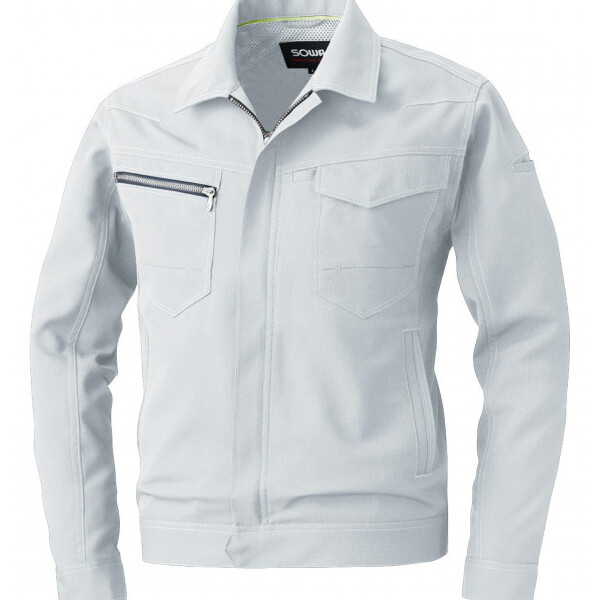 963 長袖ブルゾン 3Lサイズ シルバーグレー(22) SOWA