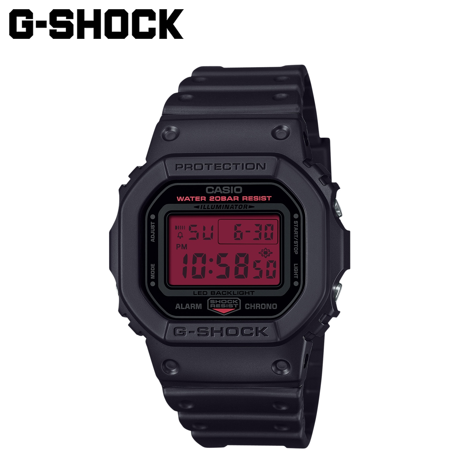 G-SHOCK 腕時計 DW-5600BBR-1JF 5600 防水 ジーショック Gショック G-ショック メンズ レディース ブラック 黒