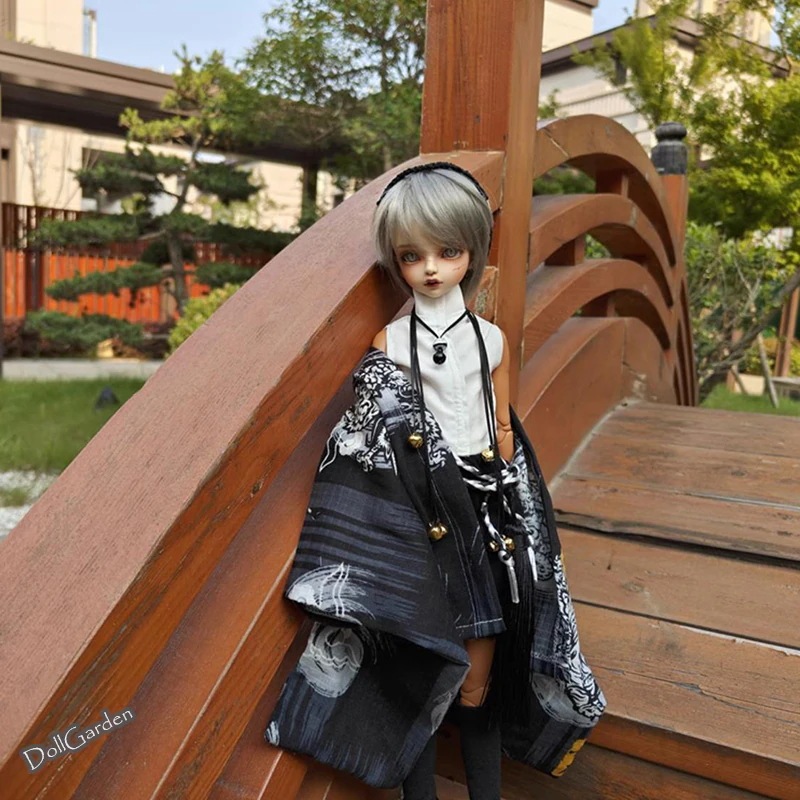 BJD 1/4 ドール服 8点セット 改良和風 龍虎 MSD/MDDサイズ球体関節人形用衣装