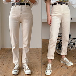 【ENVYLOOK】👗韓国ファッションカジュアルECサイト1位 ENVYLOOK💖ウエスト裏ゴムオートミールコットンパンツ💖ONE COLOR♥送料無料