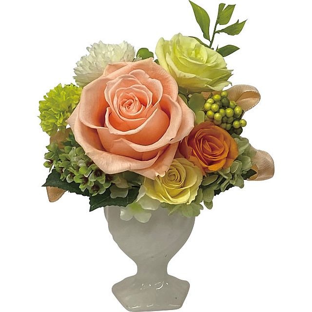 ラフィネ（プリザーブドフラワー） オレンジ