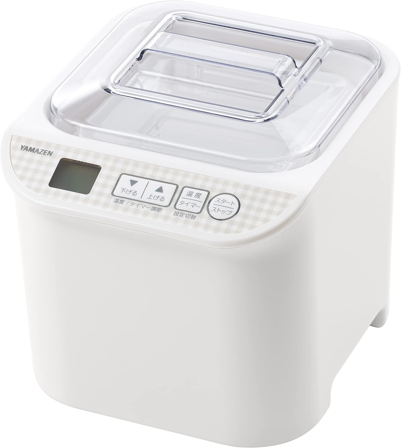 [山善] ヨーグルトメーカー 低温調理 飲むヨーグルト 甘酒メーカー 牛乳パック対応 発酵食品 温度調節機能 タイマー機能 レシピブック付き ホワイト YXA-101(W)