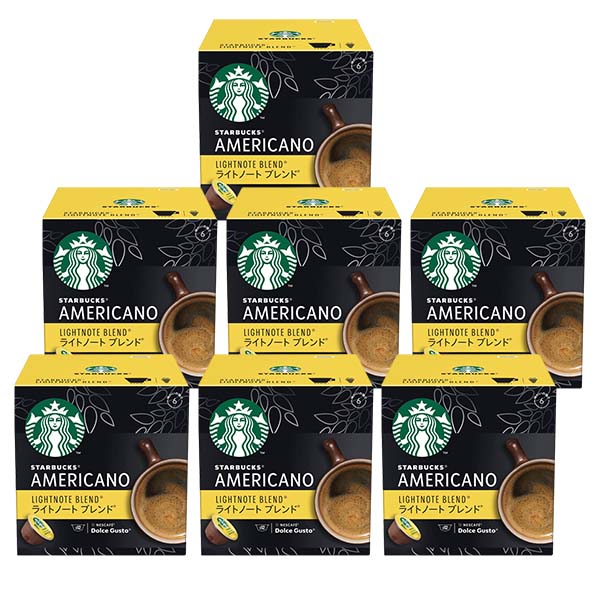 ネスカフェ ドルチェグスト 専用カプセル スターバックス ライトノートブレンド 7箱【4営業日以内に出荷】ネスレ ネスカフェ コーヒー ホットコーヒー スタバ