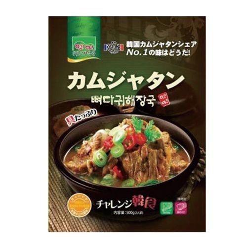 故郷 コヒャン カムジャタン スープ 500g×24袋／韓国 食品 料理 食材 レトルト 骨付き豚肉 煮込み コク深い チゲ 鍋 保存食 非常食 防災食