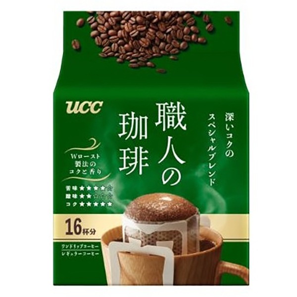 UCC 職人の珈琲 ワンドリップコーヒー 深いコクのスペシャルブレンド 16P× 6 メーカー直送