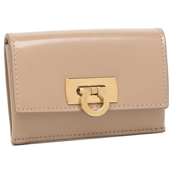 カードケース ワンダ ベージュ レディース FERRAGAMO 220435 0763024