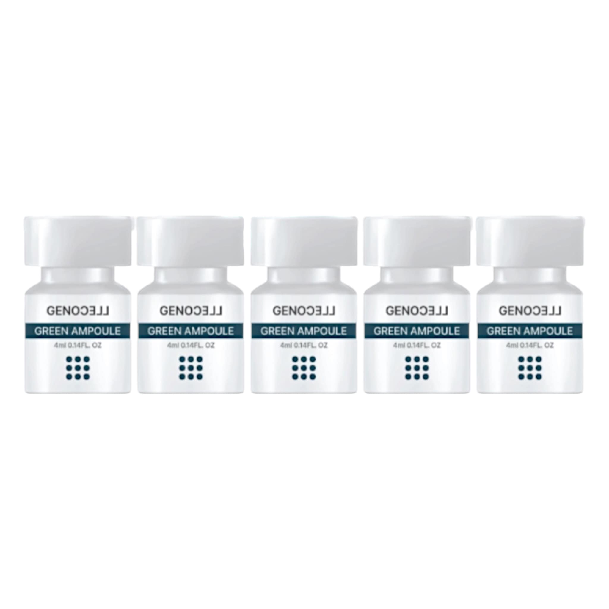 GREEN トラブルアンプル 4ml x 5pcs, 皮脂, 毛穴ケアアンプル, MTS アンプル