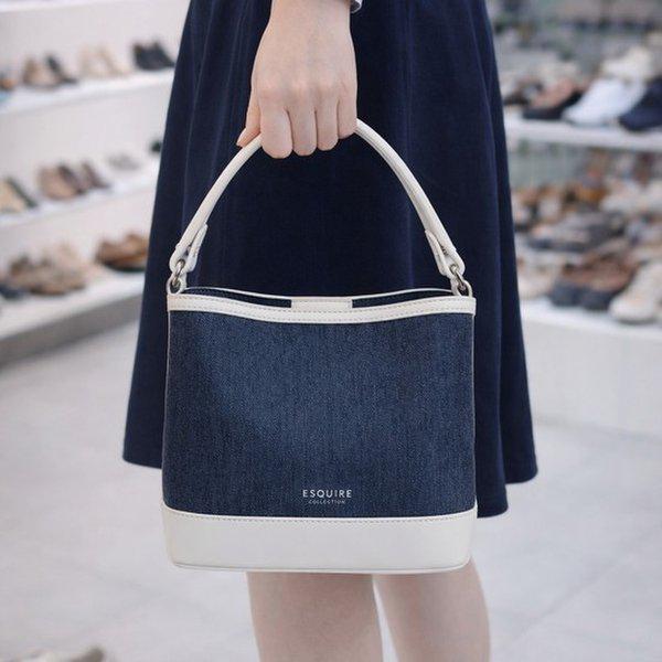 女性デニム軽量バケットクロスバッグ EOESBH873WH HFGZ3B GN_GN
