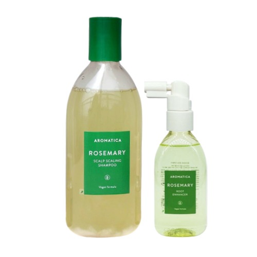 ローズマリー スカルプスケーリングシャンプー 400mL+ローズマリールートエンハンサー100mL
