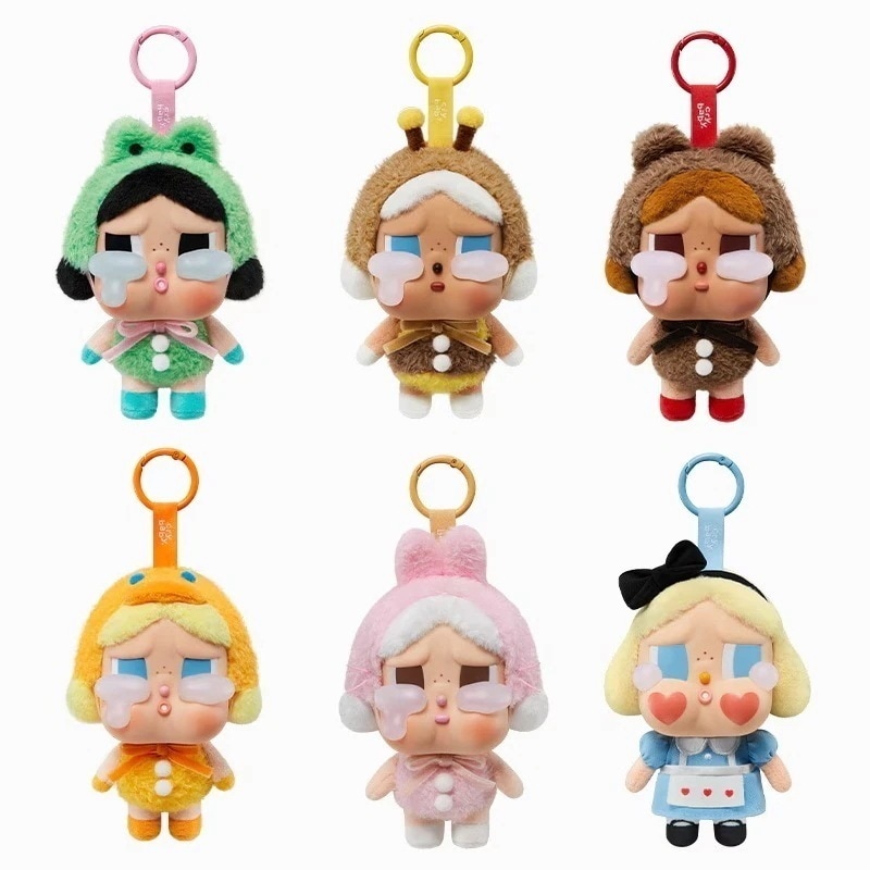 Crying Again CRYBABY 【当日出荷！公式正規品】シリーズ フェイスぬいぐるみぬいぐるみペンダント ポップマート ガチャポン ブラインドボックス PVC ソフト