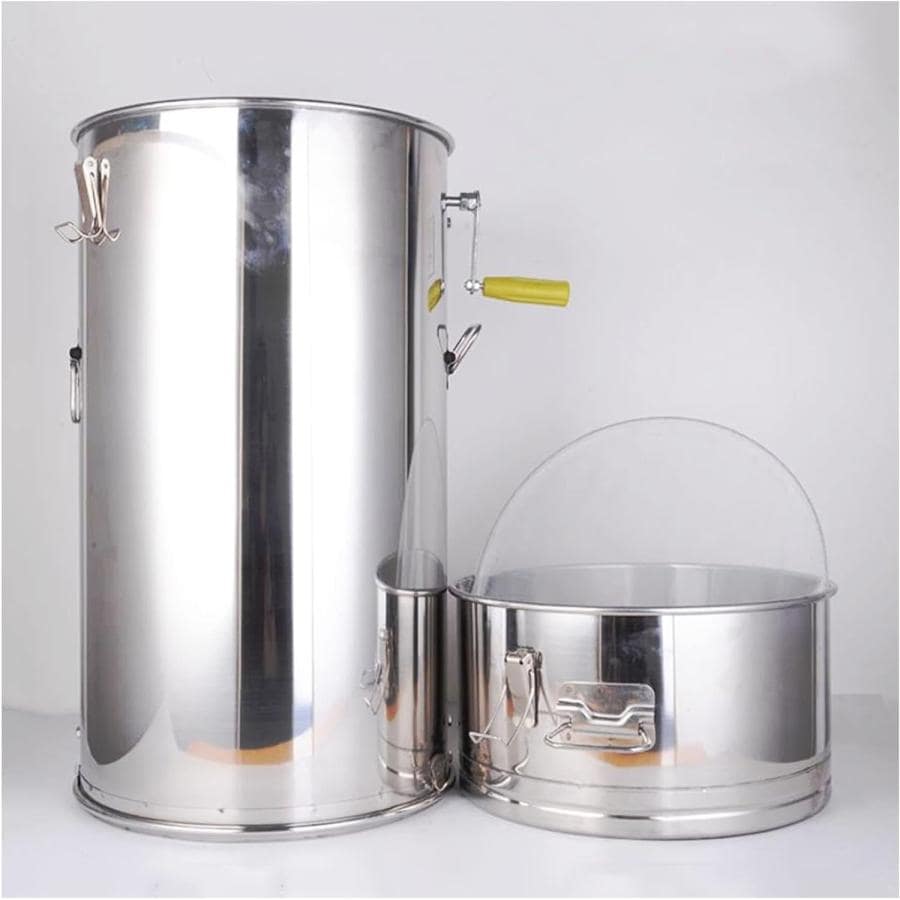 蜂蜜分離器 採蜜機 アップルプレス ステンレス フルーツプレス チーズプレス 遠心分離機 手動式 ハニースピナー 遠心分離式ジューサー 手動ジューサー 養蜂家プ