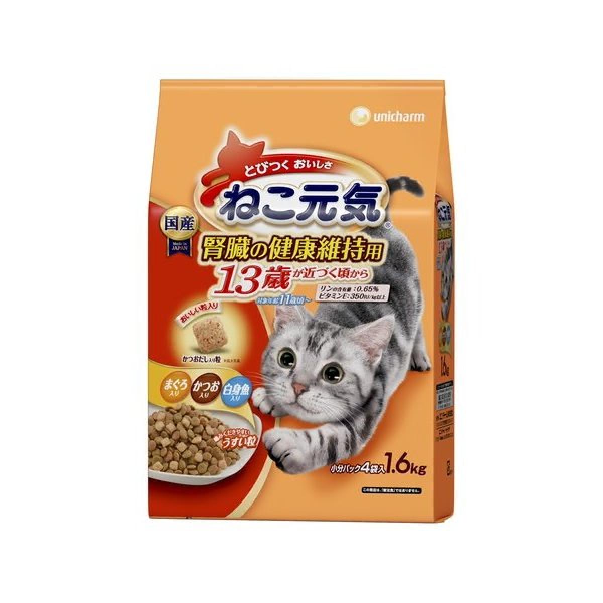 ユニ・チャーム ねこ元気のキャットフード 比較 2024年人気売れ筋